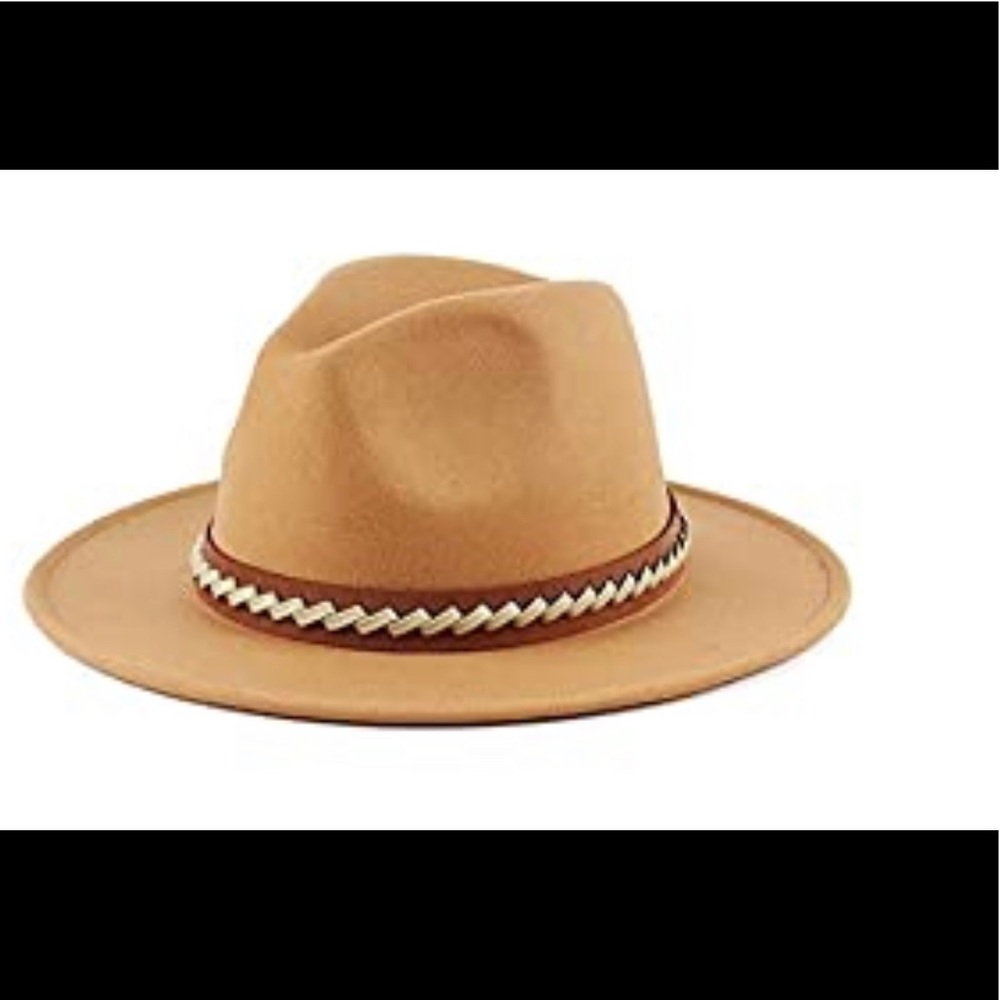 Classic Wide Brim Fedora Hat Floppy Panama Hat